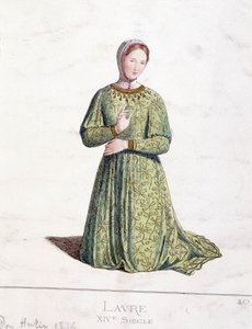 Laure (Laura de Noves autorstwa French School