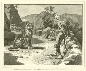 Le Bagh Rajah Du Bogelcund (grafika) autorstwa French School