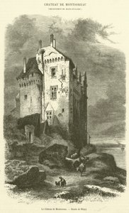 Zamek Montsoreau (rycina) autorstwa French School