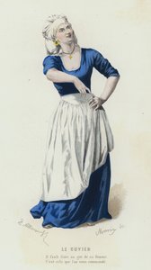 Le Cuvier (kolorowy grawerunek) autorstwa French School