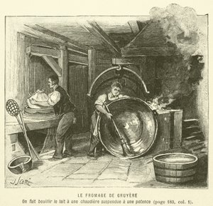 Ser Gruyere (grawerowany) autorstwa French School
