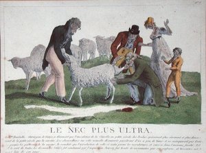 Le Nec Plus Ultra, ok. 1807 (rycina kolorowana) autorstwa French School