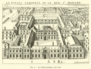 Der Palais-Cardinal, um 1638