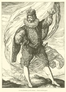 Standard Bearer (grawerowanie) autorstwa French School