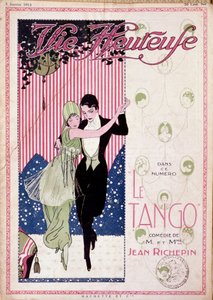 Le Tango, komedia państwa Jean Richepin - w "Happy Life" z 05.01.1914 r. autorstwa French School