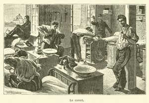 Le casert (grawerunek) autorstwa French School