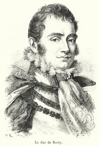 Le duc de Berry (grawerowanie) autorstwa French School