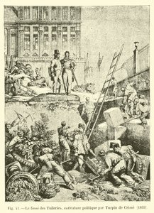 Jama Tuileries, karykatura polityczna Turpina de Crisse, 1833 autorstwa French School