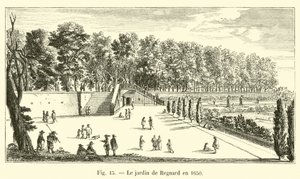 Ogród Regnarda w 1650 autorstwa French School