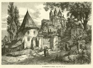 Mnich z Melku (rycina) autorstwa French School