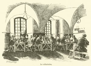 Refektarz (rycina) autorstwa French School