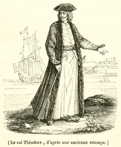 Le roi Theodore (grafika) autorstwa French School