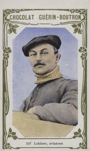 Leblanc, lotnik (kolorowe zdjęcie) autorstwa French School