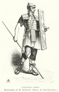 Romain legionistów (grawerowanie) autorstwa French School