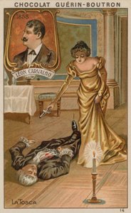 Leon Carvalho, La Tosca autorstwa French School