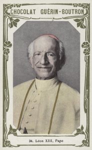 Leon XIII, Pape (zdjęcie kolorowe) autorstwa French School