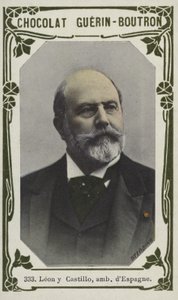 Leon y Castillo, ambasador dEspagne (kolorowe zdjęcie) autorstwa French School