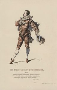 Galanterie księcia Ossonne, księcia (kolorowy grawerunek) autorstwa French School