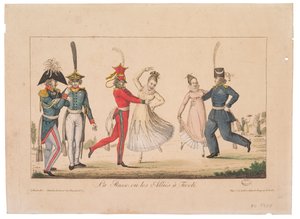 Rosjanie lub alianci w Tivoli autorstwa French School