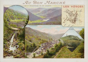 Wogezy, mapa autorstwa French School