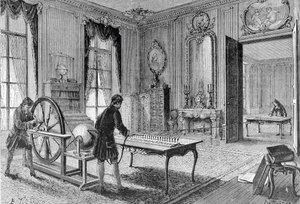 Lesages Telegraph autorstwa French School