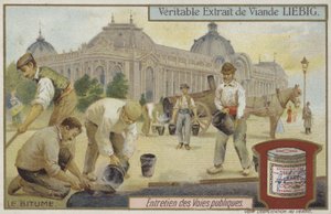 Karta Liebiga z utrzymaniem dróg autorstwa French School
