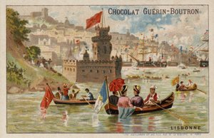 Lizbona (chromolit) autorstwa French School