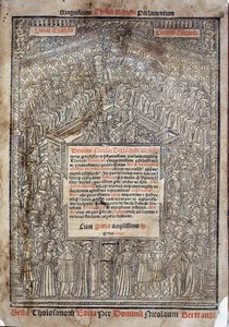 Lit Sprawiedliwości w Parlamencie Tuluzy w "De Tholosanorum Gestis", Nicolas Bertrand, Tuluza autorstwa French School