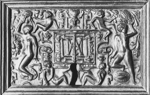 Zamek z monogramem Anny de Montmorency (1493-1567) (żelazo) autorstwa French School