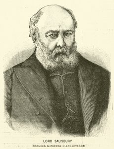 Lord Salisbury, premier Wielkiej Brytanii (grafika) autorstwa French School