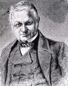 Louis-Adolphe Thiers (1797-1877) francuski mąż stanu, historyk i dziennikarz (grafika) autorstwa French School