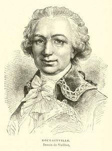 Louis Antoine de Bougainville, francuski admirał i odkrywca autorstwa French School