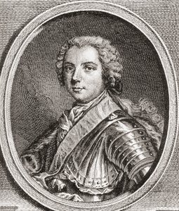 Ludwik, Delfin Francji, 1729 1765. Jedyny żyjący syn króla Ludwika XV. Z Les Heures Libres opublikowanego w 1908 roku. autorstwa French School