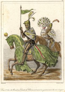 Ludwik II, zwany dobrym (1337 - 1410), książę Burbon (1356), hrabia Clermont. autorstwa French School