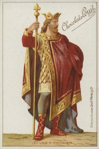 Ludwik IV z zagranicy autorstwa French School