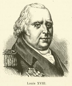 Ludwik XVIII (rycina) autorstwa French School
