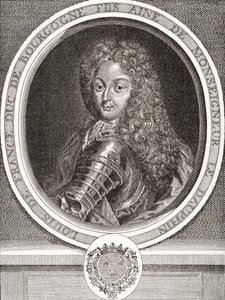 Ludwik de France, syn Francji, książę Burgundii, 1682 1712. Najstarszy syn Ludwika, Delfin Francji, znany jako Le Petit Dauphin. Z Les Heures Libres opublikowanego w 1908 roku. autorstwa French School