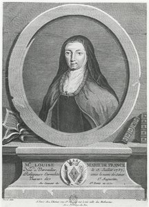 Louise-Marie Francji (grawerowanie) autorstwa French School