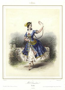 Louise Fitz James w Pas Ventien, Annals of the Opera autorstwa French School