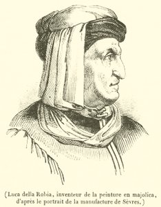 Luca della Robia, wynalazca malowania majoliki (rytu) autorstwa French School