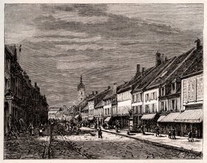 Przynęta - departament Haute-Saone w regionie Bourgogne-Franche-Comte - grawer w „La France illustree: geografia, historia, administracja statystyczna” autorstwa V.-A. Słodowo-Brązowy. 1884 autorstwa French School