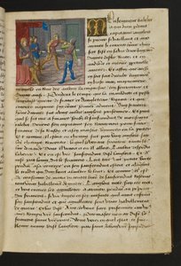 MS Hunter 252 014r Strona ze stu nowych wiadomości, c.1461-62 autorstwa French School