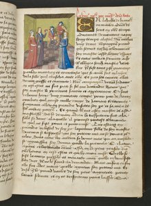 MS Hunter 252 019r Strona ze stu nowych wiadomości, c.1461-62 autorstwa French School