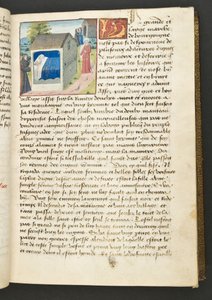 MS Hunter 252 030r Strona ze stu nowych wiadomości, c.1461-62 autorstwa French School