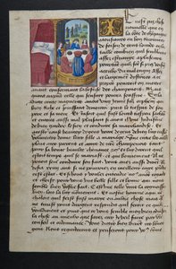 MS Hunter 252 042v Strona ze stu nowych wiadomości, c.1461-62 autorstwa French School