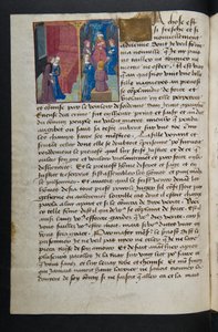MS Hunter 252 053v Strona ze stu nowych wiadomości, c.1461-62 autorstwa French School