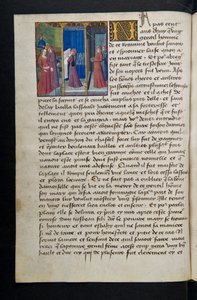 MS Hunter 252 068v Strona ze stu nowych wiadomości, c.1461-62 autorstwa French School