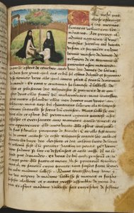 MS Hunter 252 109r Strona ze stu nowych wiadomości, c.1461-62 autorstwa French School
