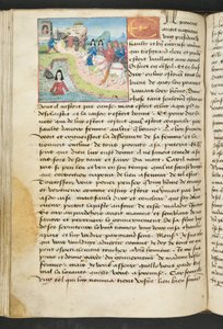 MS Hunter 252 110v Strona ze stu nowych wiadomości, c.1461-62 autorstwa French School