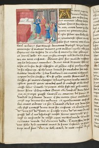 MS Hunter 252 116v Strona z Cent Nouvelles Nouvelles, c.1461-62 autorstwa French School